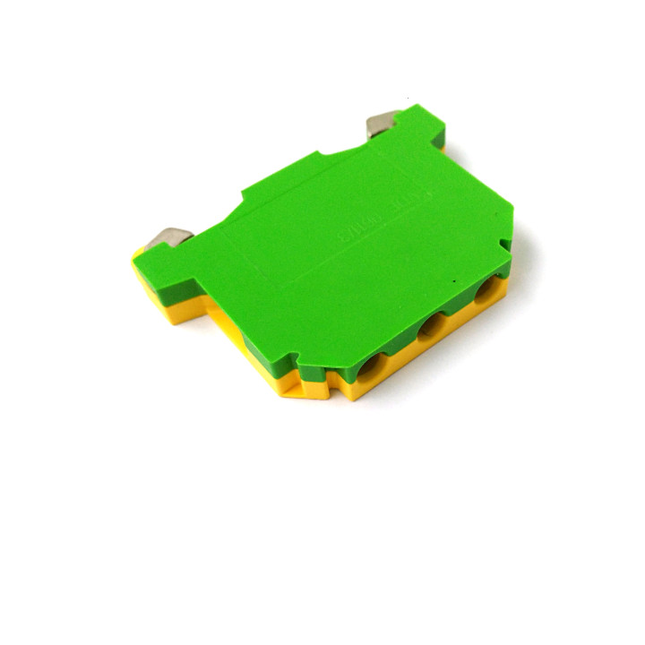 SIEMENS 8WA1011-1PH00 - 9 x Morsetto per guida DIN 6mmq Giallo/Verde