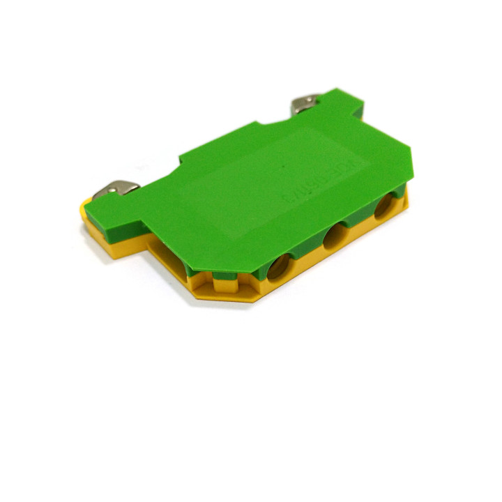 SIEMENS 8WA1011-1PF00 - 7 x Morsetto per guida DIN 2.5mmq Giallo/Verde