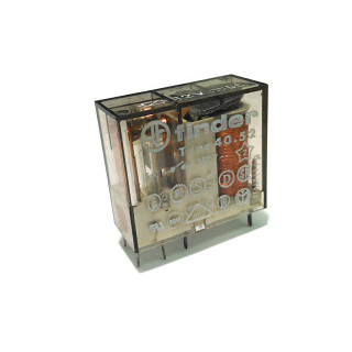 FINDER 40.52 - Rele Elettromagnetico DPDT 5A 24VDC