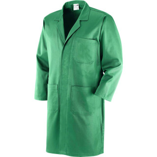 Camice da Lavoro Manica Lunga in Tessuto Cotone/Poliestere Verde - XL