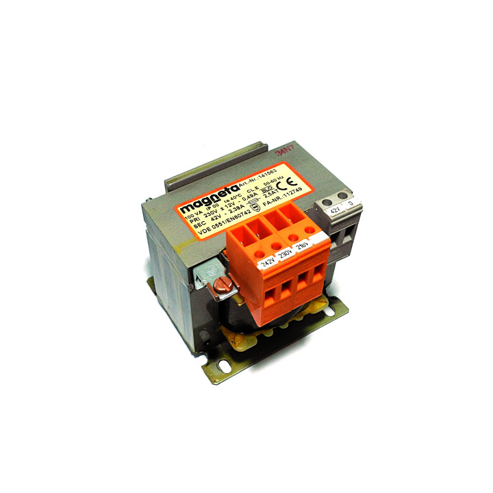 MAGNETA 141563 - Transformatore Monofase 42V 2.38A 100VA 50-60Hz IP00
