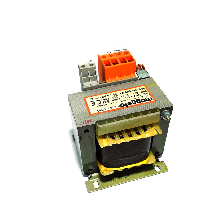 MAGNETA 141563 - Transformatore Monofase 42V 2.38A 100VA 50-60Hz IP00