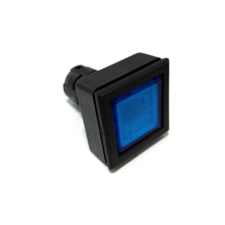 SCHLEGEL QXJT - Pulsante Testa Quadrata Illuminato 27x27mm - Blu