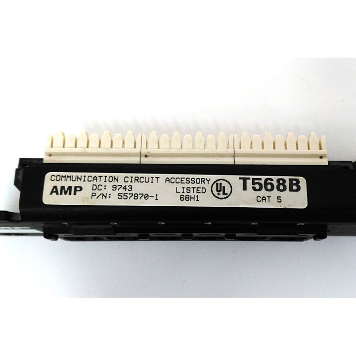 AMP 557870 - Patch Pannel T568B 24 Port CAT 5