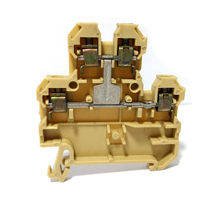 WEIDMULLER DK4QV/35 - 5x Morsetto Componibile Passante 10A 500V 4mmq Beige