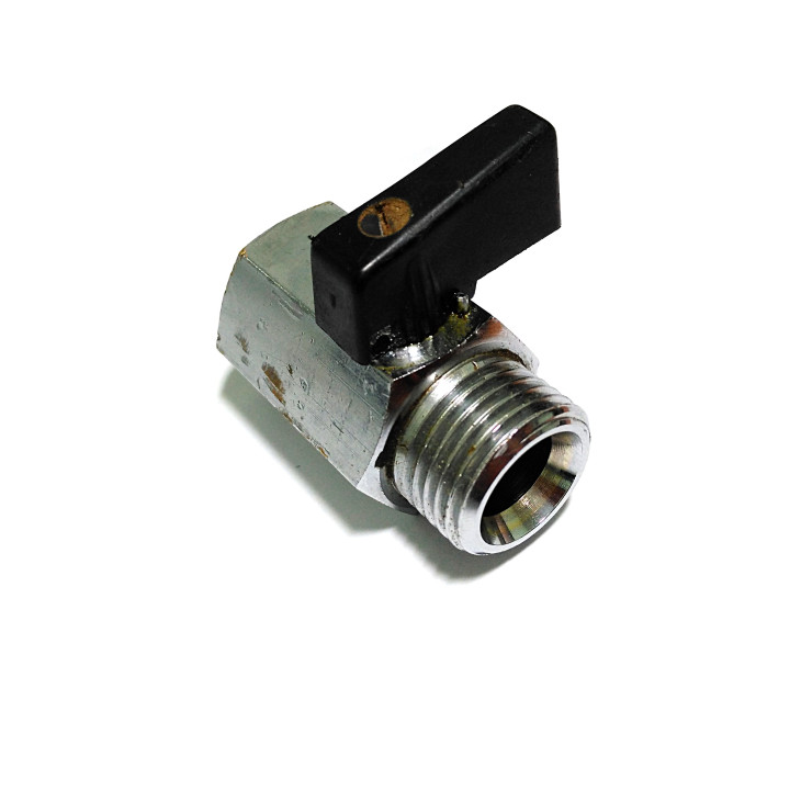 Valvola a Sfera con Rubinetto - M1/2" F1/2" 30Bar