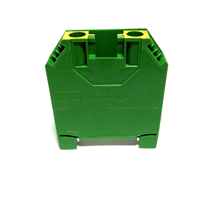 WIELAND WK10SL/35 + AP10SL - 4x Morsetto Componibile 10mmq 750-900V 6-16AWG + Piastra Terminale