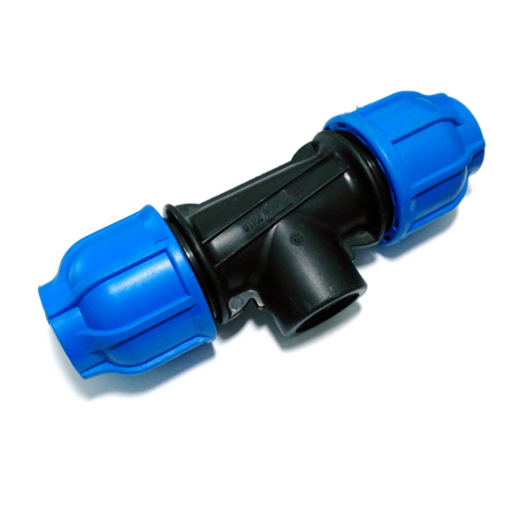 OEM - Raccordo a T Femmina in Polipropilene 25x3/4" 16Bar