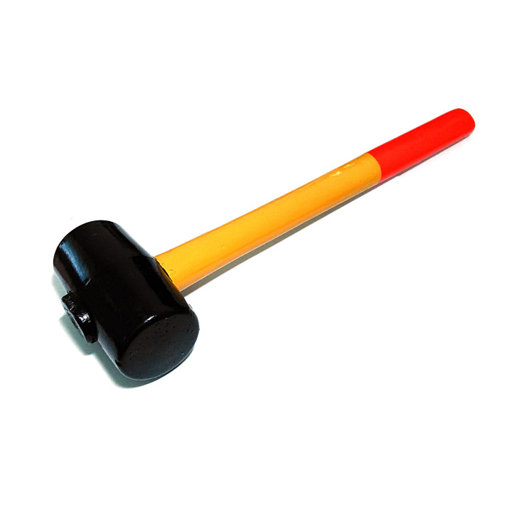 OSCA DIN-4010 - Martello di Gomma con Manico in Legno 240gr - L 260mm