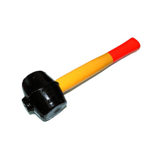 OSCA DIN-1041 - Martello di Gomma con Manico in Legno 290gr - L 210mm