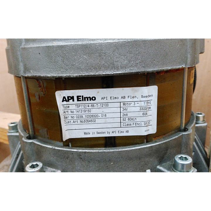 API ELMO TSP112/4-65T-12100 - Motore di Ricambio con Ingranaggio per Carrello Elevatore