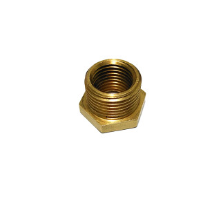 Raccordo in Ottone 1/2"M con Portagomma in Resca da 13mm - OEM