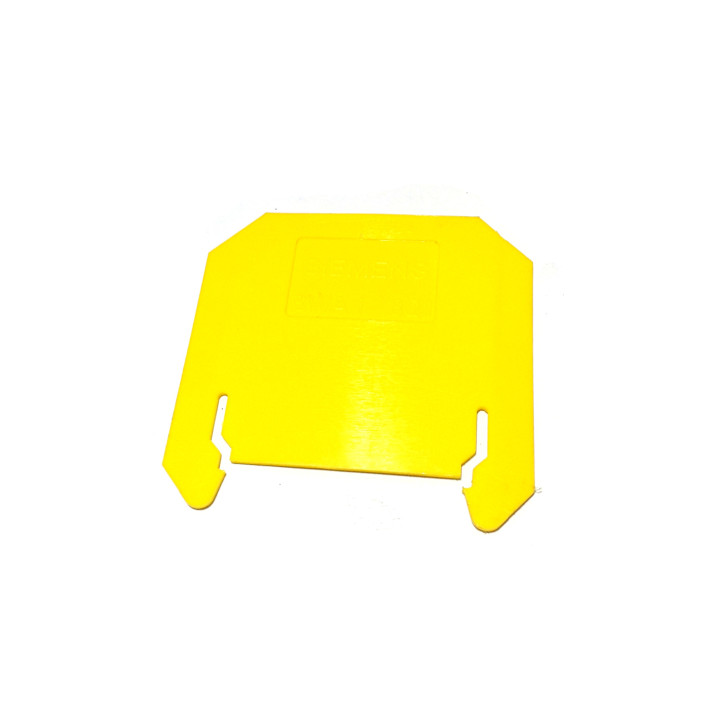 SIEMENS 8WA1821 - 8x Piastra Terminale 51x51x1mm Giallo