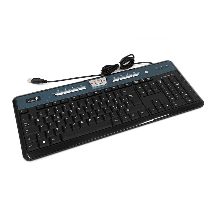 GENIUS GK-050010/C - Tastiera Standard per PC con Cavo USB