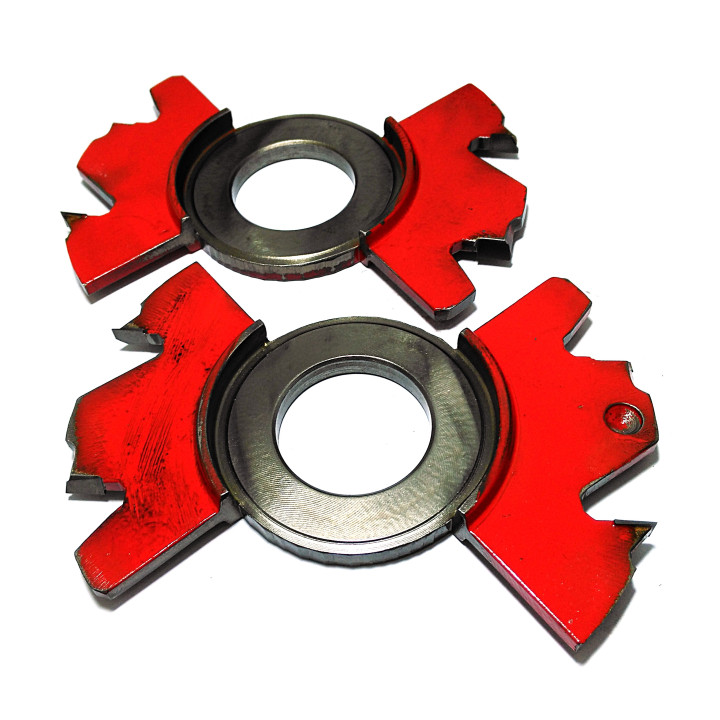 CNC 3D - Doppia Lama per Fresatrice Legno 147x40x15mm - Rosso