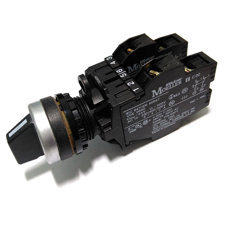 EATON MOELLER EC02 - Blocco Contatto con Selettore a 2 Pozicione