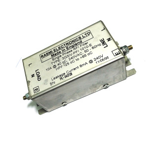 RASMI ELECTRONICS 3G3IV--PFI 1010-E - Filtro RFI Monofase 240VAC 10A