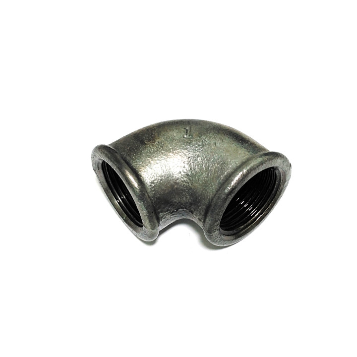Gomito in Ghisa Zincata - FF 90° 1"
