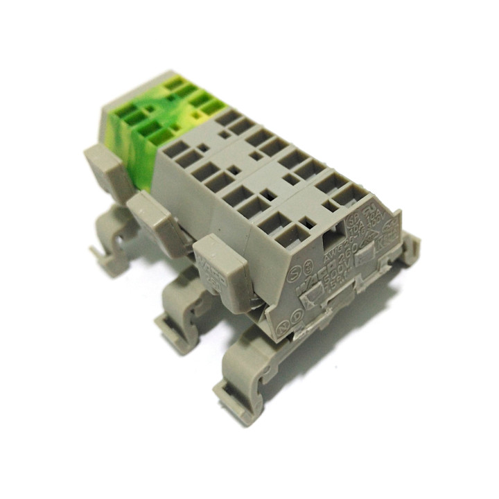 2 x Morsettiera Femmina 12-Poli 450V 2.5mmq