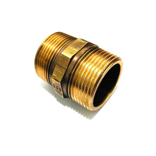 Raccordo Filettato Dritto Ottone 1"1/2"MM - L 53mm