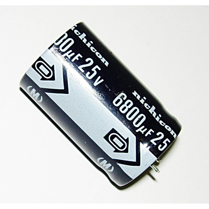 Electrolytic Capacitor 6800uF 25V PCB Mount