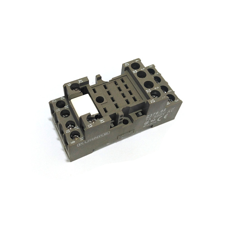 KUHNKE Z376.02 - Zoccolo per Rele 7A 300VAC