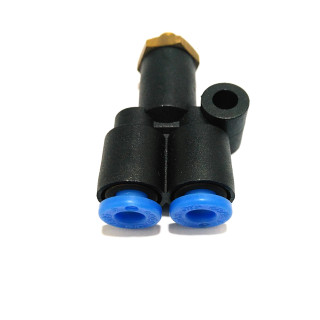 Raccordo a Y Filettato Maschio per Tubo da 4mm - SMC