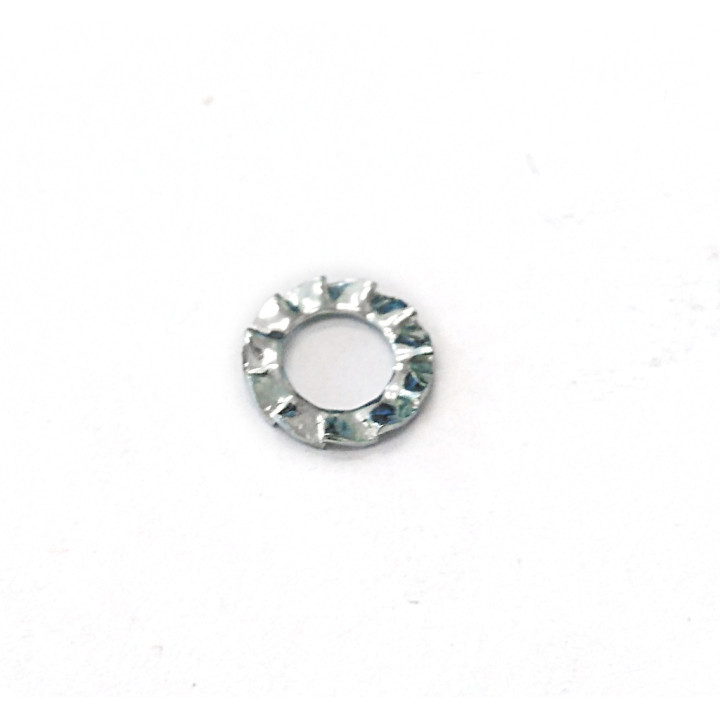 50pcs - Washers Skhakeproof M5 - DIN6798 Type E - Zinc Steel Cr3