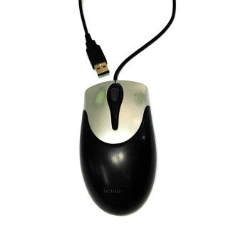 GENIUS GM-050008P - Mouse a 2 Pulsanti + Rotellina di Scorrimento con Cavo USB