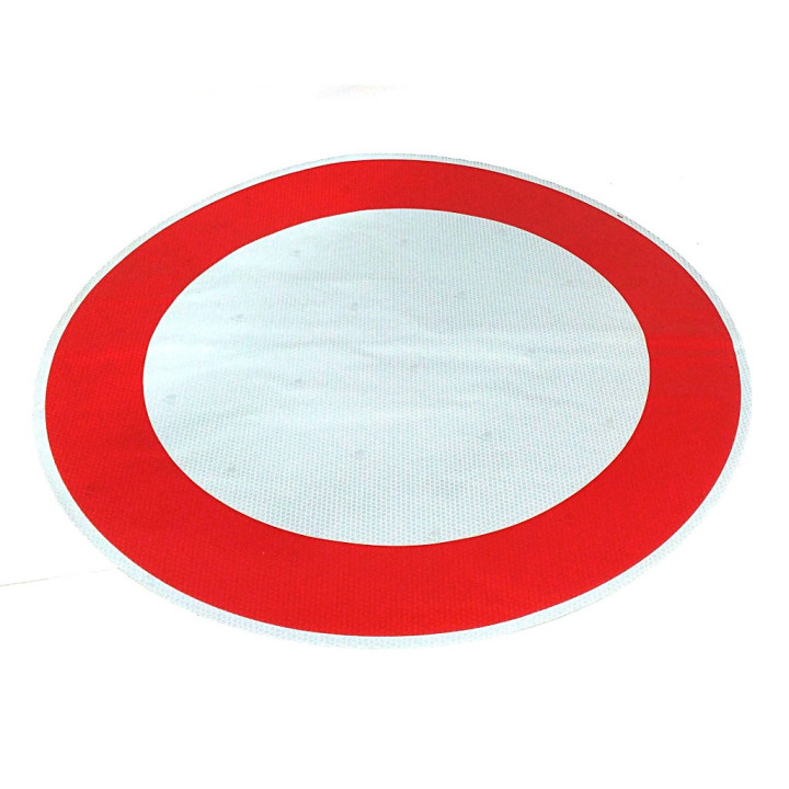 Cartello Segnaletica Stradale Adesico DIVIETO di SOSTA - D.60cm