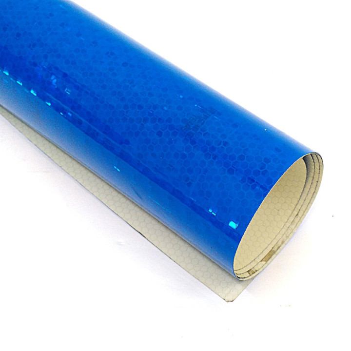 Foglio Rifrangente Adesivo per Segnaletica Stradale BLU - 110x50cm