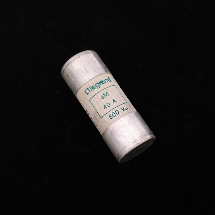 LEGRAND 150-40 - Fusibile a Cilindro 22x58 aM 40A 500V