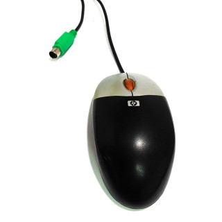 HP N8ROP-02 - Mouse a 2 Pulsanti + Rotellina di Scorrimento con Cavo PS/2