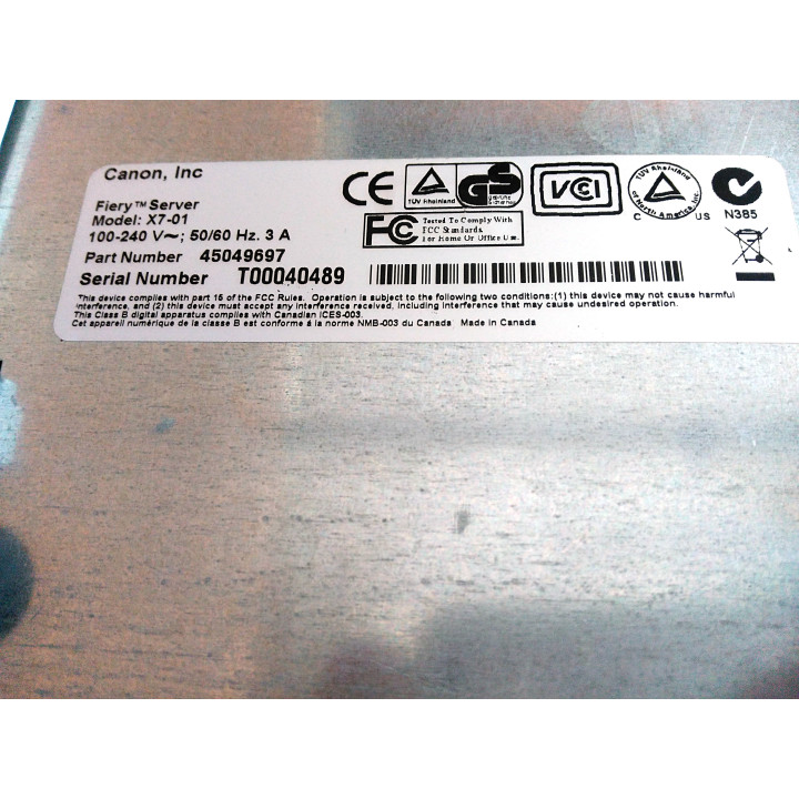 CANON  X7-01 - Server 250MB