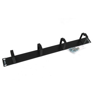 BTICINO Btnet - Passacavi in Metallo 4 Ganci per Armadio Rack 1U - Nero