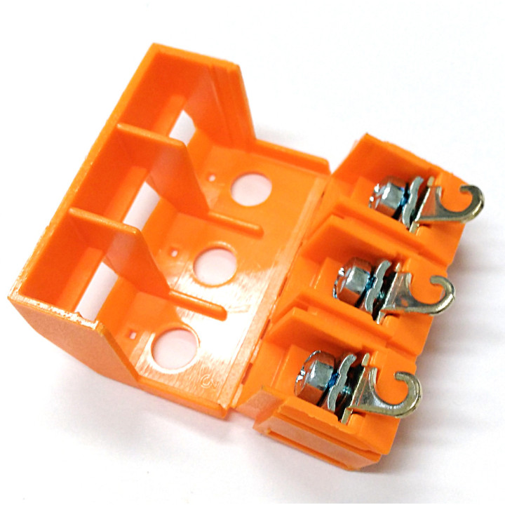 Transformer Terminal Block CR-1A 30A 3 Poles ORANGE 39mm