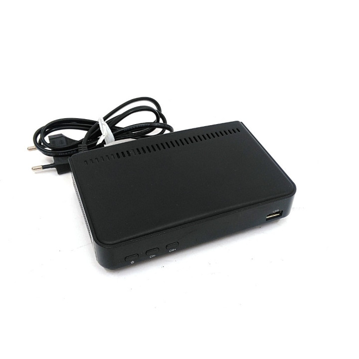 OEM - Mini Decoder Digitale Terrestre con Cavo di Alimentazione e Attacco per Presa Scart - Nero