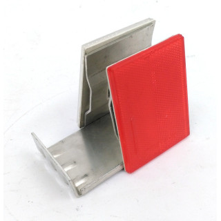 GANELLI - Catadiottro Doppio con Supporto in Alluminio L 130mm