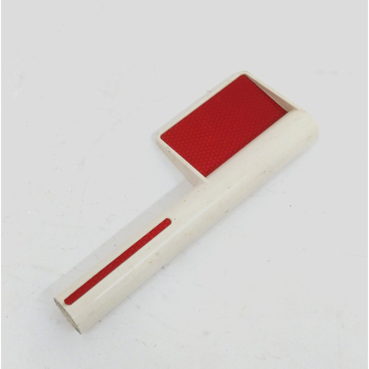 OEM - Segnale Catarifrangente in Plastica Bianco e Rosso - H 240mm