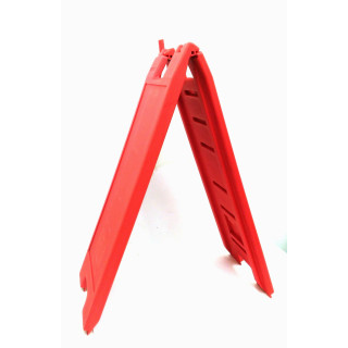 OEM - Segnale a Cavalletto in Plastica H 1060mm - Rosso