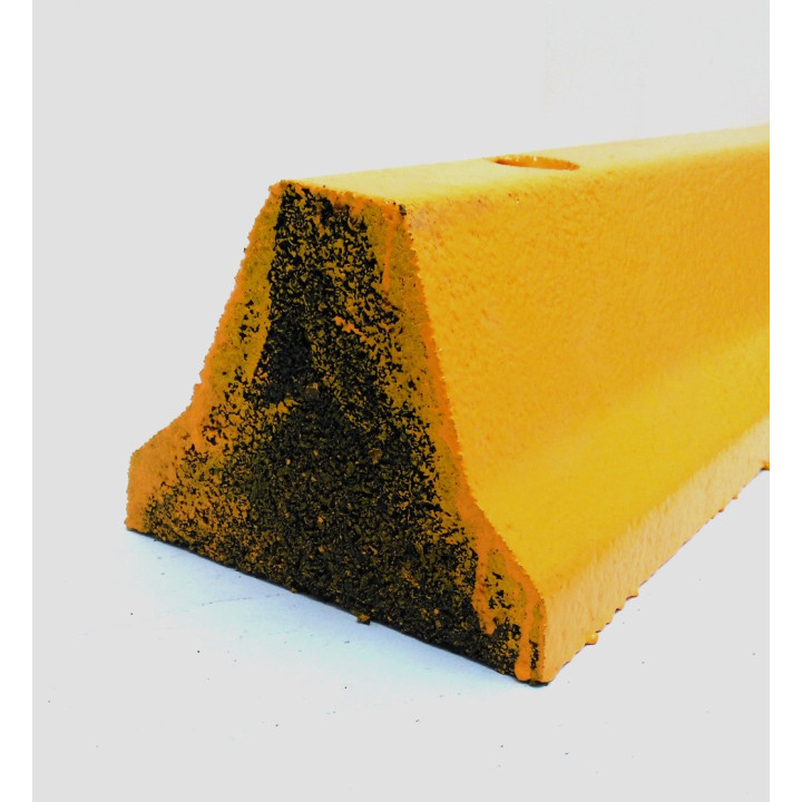 OEM - Cordolo in Gomma a Tre Fori  per Delimitazione Corsia 980x120mm - Giallo