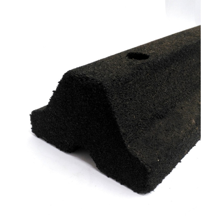 OEM - Cordolo in Gomma a Tre Fori  per Delimitazione Corsia 1000x210mm - Nero