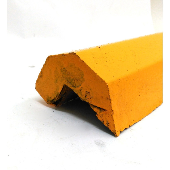 OEM - Paraspigolo in Gomma 1000x140mm - Giallo