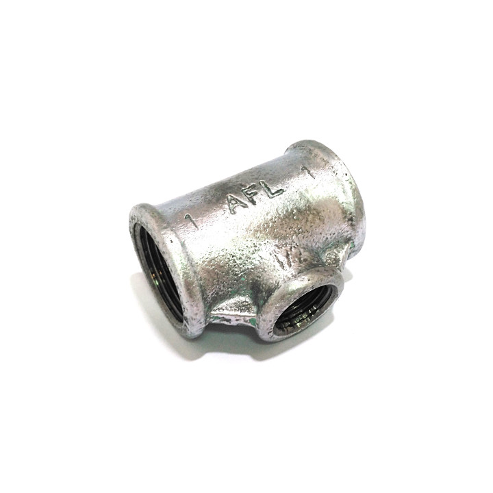 Raccordo Idraulico in Ghisa a T 2x1" 1x1/2" - AFL