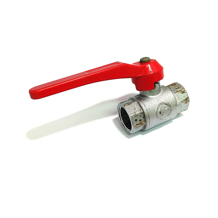 Valvola a Sfera per Acqua con Leva Tipo Dado 1/2"