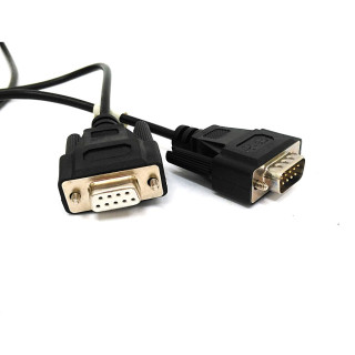 OEM - Cavo Monitor LCD 300V. VGA - Tipo 28AWG  Maschio/Femmina - Lunghezza Mt. 1.70 - Nero