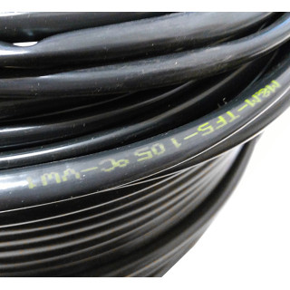 Guaina per Cavi in PVC NERO 105°C - 6.55mm 42m