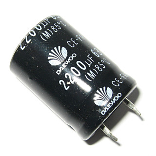  Electrolytic Capacitor THT - 2200uF 63V - PCB Mount