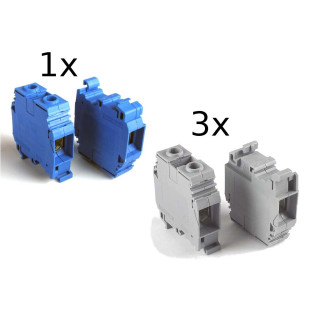 ABB M35/16 - SET Trifase 4P Morsetto Entrelec 35mm2 125A 16mm
