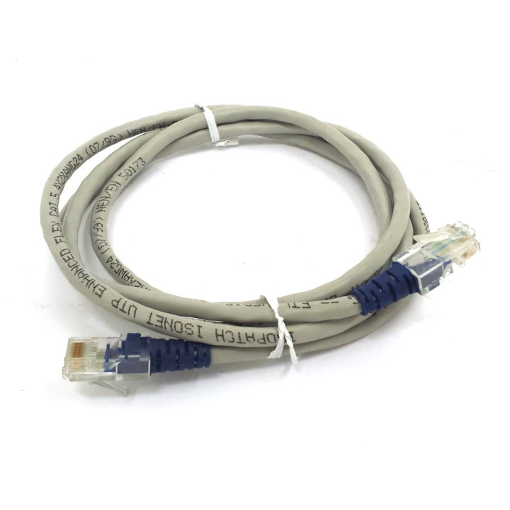 OEM - Cavo di Rete Ethernet Categoria 5 - Tipo 4X2XAWG24 - Lunghezza Mt. 1.50 - Grigio